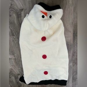 Dog Sweater | Snowman costume/sweater